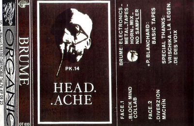 Brume, Headache, Organic Tape, C40, 1990