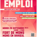 Forum Emploi 29 SEPTEMBRE 2015 - MONS-EN-BAROEUL - 10H00 / 17H00