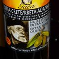 Voici l'huile d'olives que j'utilise,olives de gréce....