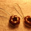 Boucles d'oreilles donut's 