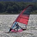 Windsurfeurs sur le lac de Madine le 6 juin 2020