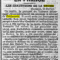 4 Février 1909 - (Les Chauffeurs de la Drome)