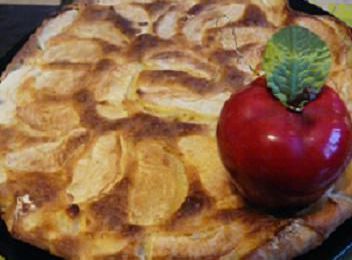 tarte/gateau aux pommes light