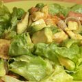 Salade avocat et pamplemousse au curry