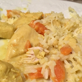 Gourmandises du dimanche- sauté de poulet coco-vanille