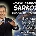 Taxe Carbone SARKOZY Messie de l'écologie