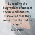 "By reading the biographies of most of the new