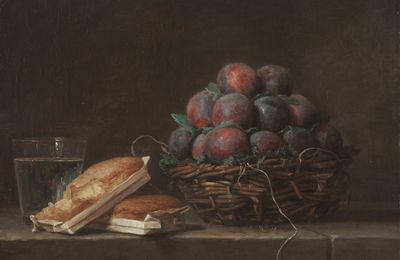 Anne Vallayer-Coster (French, 1744–1818), Basket of Plums, 1769