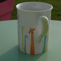 Mug girafes