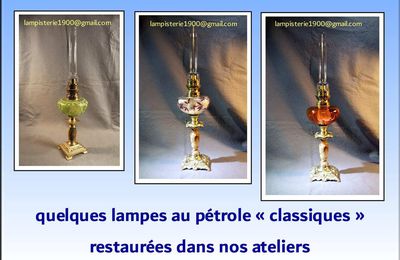 l'Atelier de Restauration des Lampes au Pétrole :