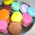 Macarons de toutes les couleurs....