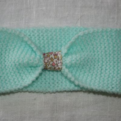 Bandeau de tête tricoté