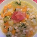 Soupe italienne aux haricots coco