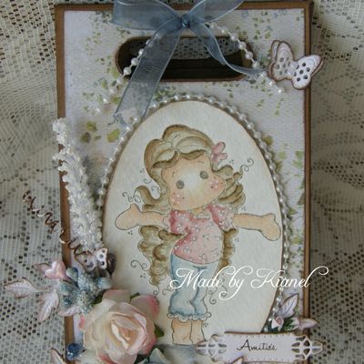 Carte DT Magnolia et Le Scrap Des Lutins - Sac cadeau