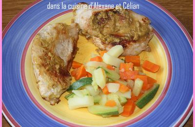 Escalopes de Dinde à la Moutarde Douce d'Alsace