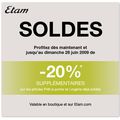 -20% supplémentaires sur les soldes ETAM