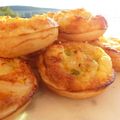 Mini quiches au poireau et au cabillaud fumé