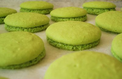 Macaron au Kiwi