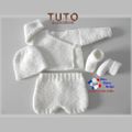 TUTO tricot bébé, Patron FACILE layette bb à tricoter PDF