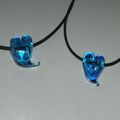 Pendentifs perles creuses (lampwork)