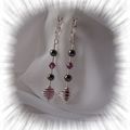 Boucles d'oreilles SHIRYU Violette