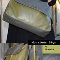 Nouveauté: Sac Monsieur Sign