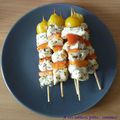 Brochettes de poulet au barbecue