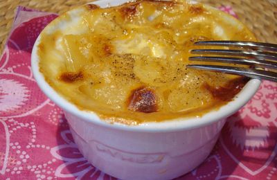 ...Gratin dauphinois au foie gras...