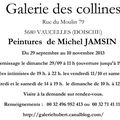 EXPOSITION Michel JAMSIN 29/09 --> 10/11