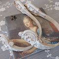Paire d'embrases shabby chic