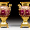 Pair of ornamental vases, Paris, Restoration, circa 1830.