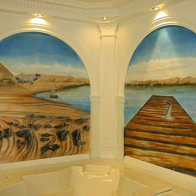 Peinture Murales et Fresques à l'aérographe.