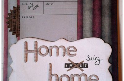 Carte Vintage "Home Swing Home" 