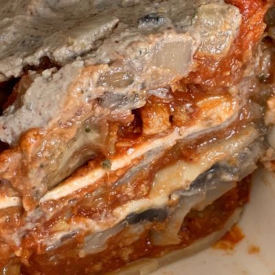 Lasagnes végétales aux champignons