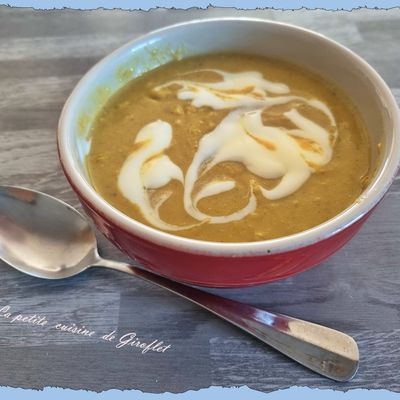 Velouté de pois cassés à ma façon 