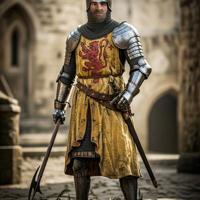 1379 COMBAT DE LA FORÊT DE BRIX (Bruce Castel)