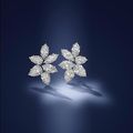 An exceptional pair of diamond earrings, by Harry Winston, circa 1976