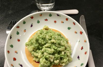 Coquillettes au pesto de brocoli