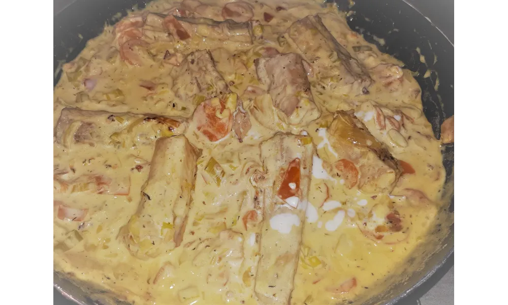 Roussette au curry