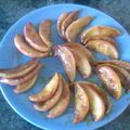 Goûter chrono : pommes au miel et chocolat