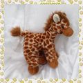 Doudou Peluche Girafe Tâcheté Marron Beige Wild Republic