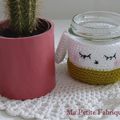 Un cache-pot au crochet