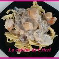 Tagliatelles aux Noix de St Jacques