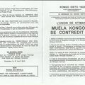 KONGO DIETO 1823 : MUELA KONGO NE SE CONTREDIT PAS