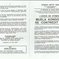KONGO DIETO 1823 : MUELA KONGO NE SE CONTREDIT PAS