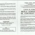 KONGO DIETO 1823 : MUELA KONGO NE SE CONTREDIT PAS