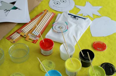 Atelier "Tshirt" enfants d'Avril (5 photos)