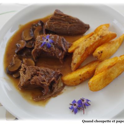 LANGUE DE BOEUF SAUCE MADERE