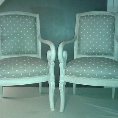 Relooking de fauteuil cross Louis Philippe