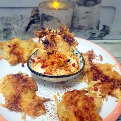 Galettes de chou-fleur cuit au four 